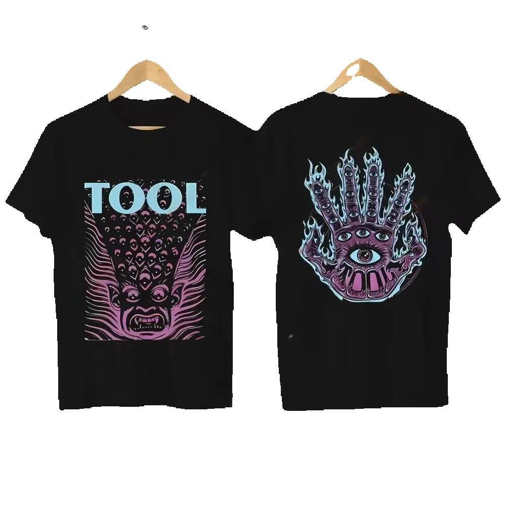 Metal Music T-Shirt with Street Tool for Men, High-Quality Clothing, Hip Hop Band T-Shirt, Unisex Oversized Retro Top, Free Shipping