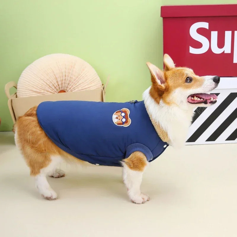 Welsh Corgi Dog Clothes Winter Pet Coat Jacket Dachshund Clothing Outfit Garment Pembroke Costume Apparel 250609