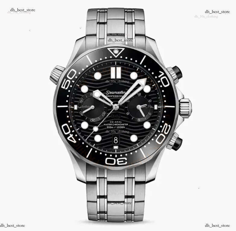 High Quality Sea Professional Master Stainless Steel Wrist Watches For Men Speed Master Mens Watches All Dial Work Quartz Luxury Designer Watch Stop Watch cd9