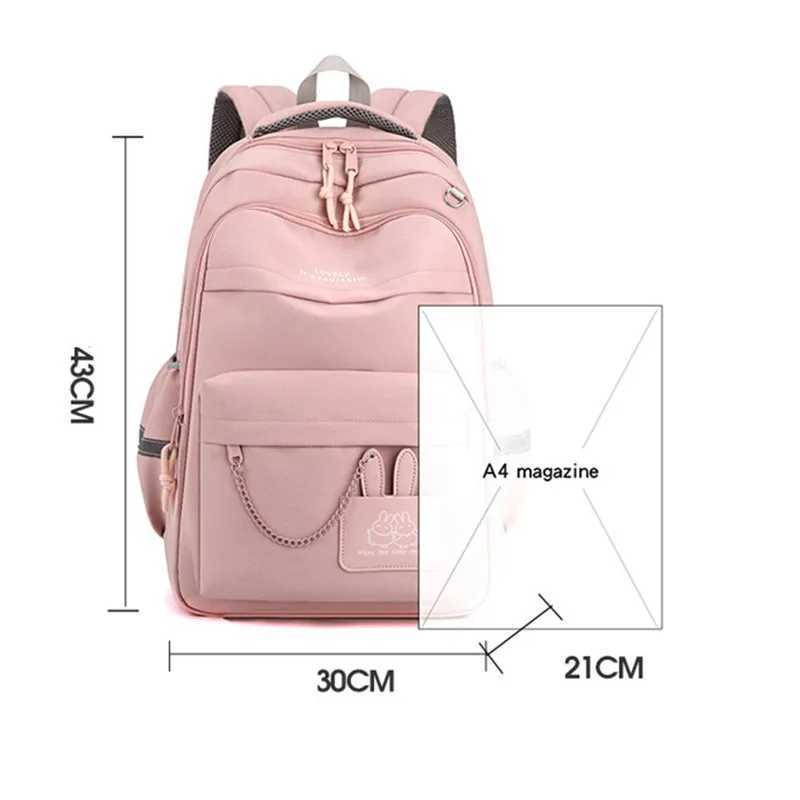Girls School Bag for Kids Purple School Backpack for Girls Children Pink Bookbag Primary Students Gift Large Capacity Backpack y250609IQ1I