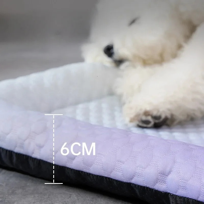 Summer Pet Ice Silk Dog Bed Cooling Pad for Dogs Cats Cool Nest Mat 250609