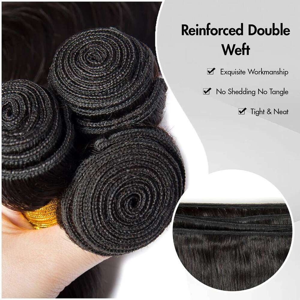 30 32 Inch Body Wave 3/4 Brazilian Maxine Natural Wavy Weave Human Hair Bundles Extensions Tissage For Women