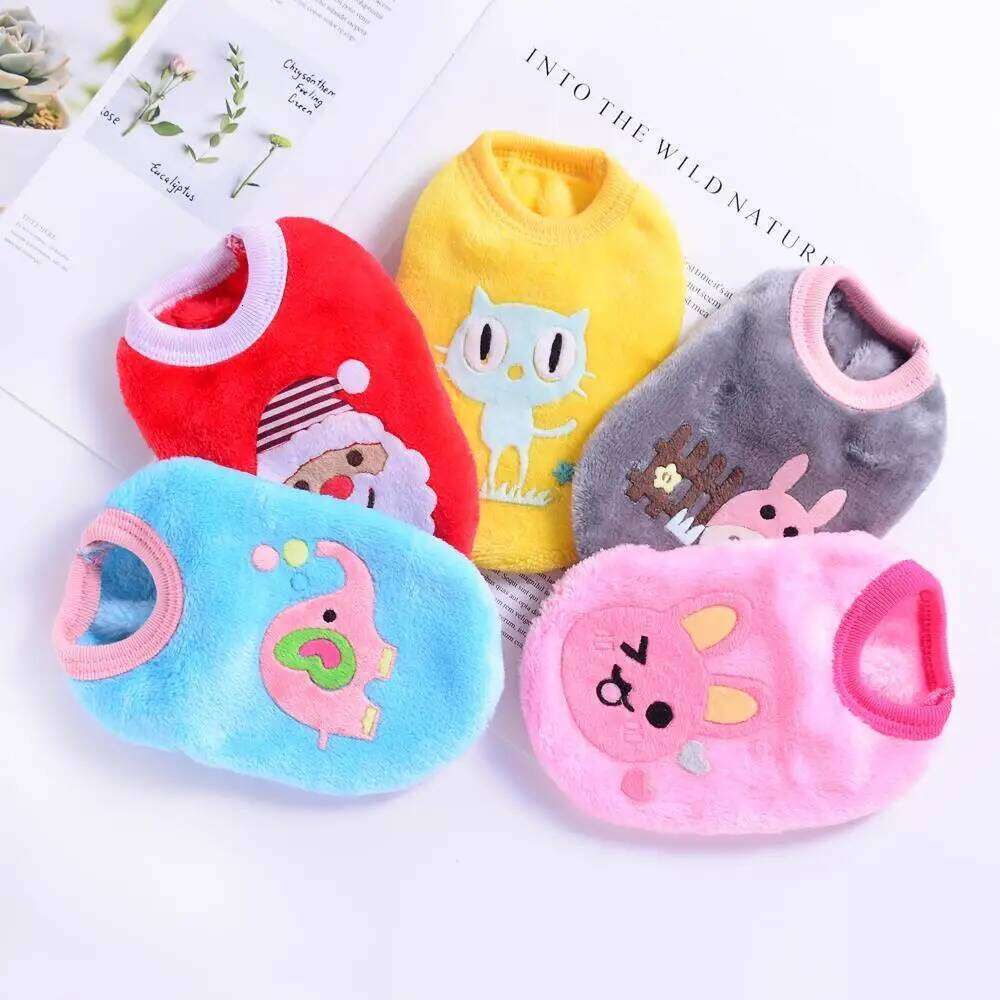 Cat Costume Clothes Soft Pet Apparel Cozy Little Puppy Dog Coat for Rabbit Ferret Chihuahua Small Animals Vest