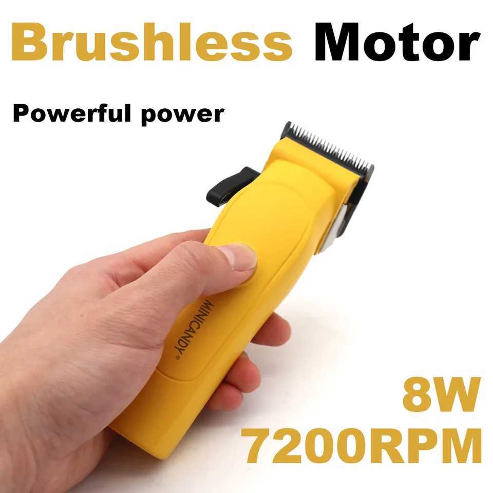 JUCAI MINICANDY JC06 Professional Hair Clipper for Men DLC Blade Brushless Motor with Base Charger Barber Hair Cutting Machine W250609