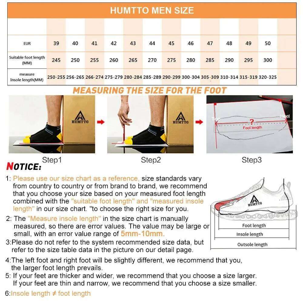 HUMTTO Summer Wading Hiking for Men NEW hot Outdoor Man Sneakers Breathable Quick Drying Sports Trekking Beach Barefoot Mens Shoes