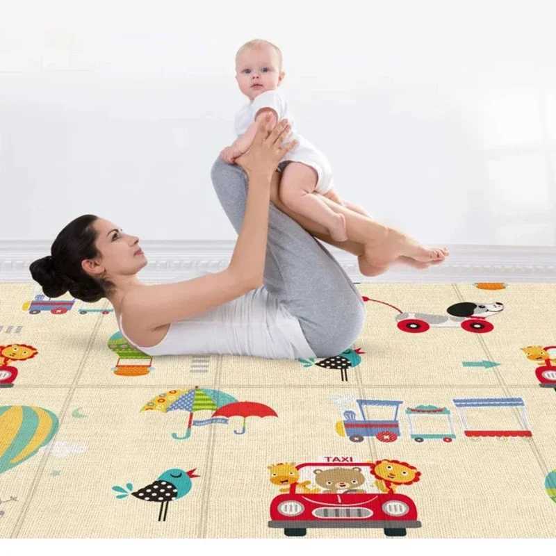 Baby Play Mat - Foldable and Waterproof Perfect for Floor Play - Reversible and Versatile Playmat for Babies and Toddlers y250609GV7Y