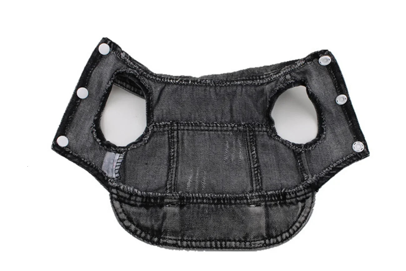 Dogs and Cats Jean Jacket Vest Paw Print Pet Puppy Denim Coat SpringAutumn Clothing Apparel 6 Sizes Dog Clothes Dachshund 250609