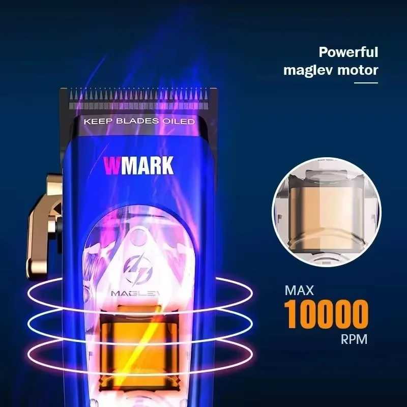 Professional 10000RPM WMARK NG-9004 BRDCLIP M3T 7200RPM 609 Electric DLC Blade Hair Clipper Trimmer Shaver Machine Barber W250609