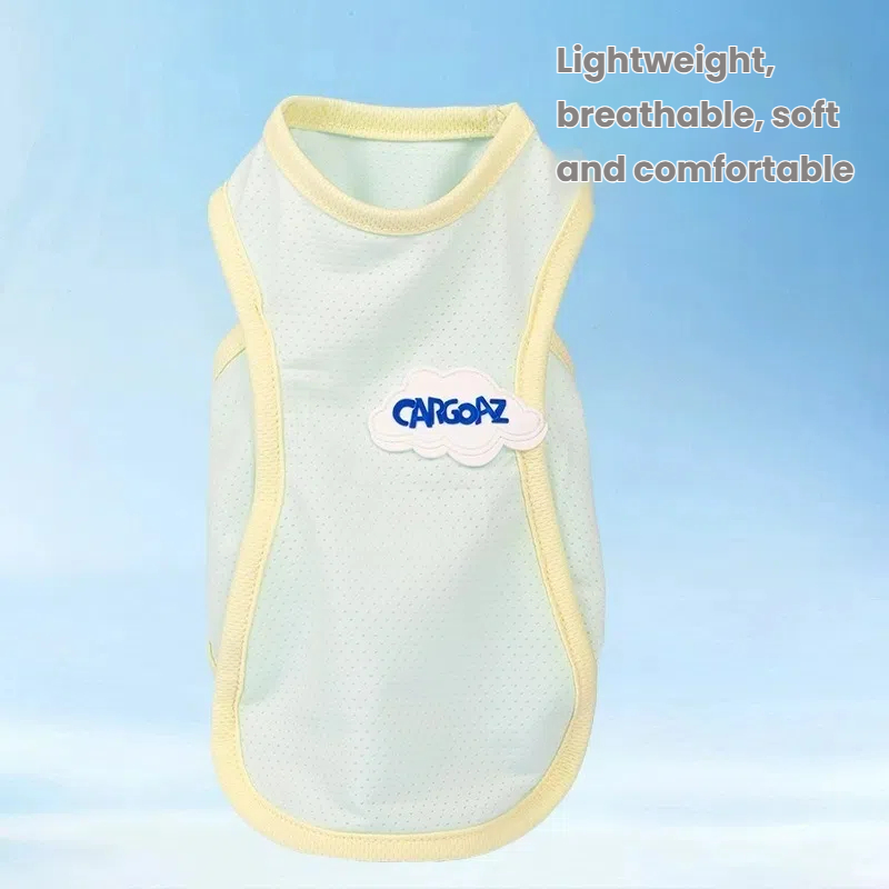 Lightweight Breathable Mesh Dog Vest for Small to Medium Dogs - Cargoaz Cooling Pet Apparel