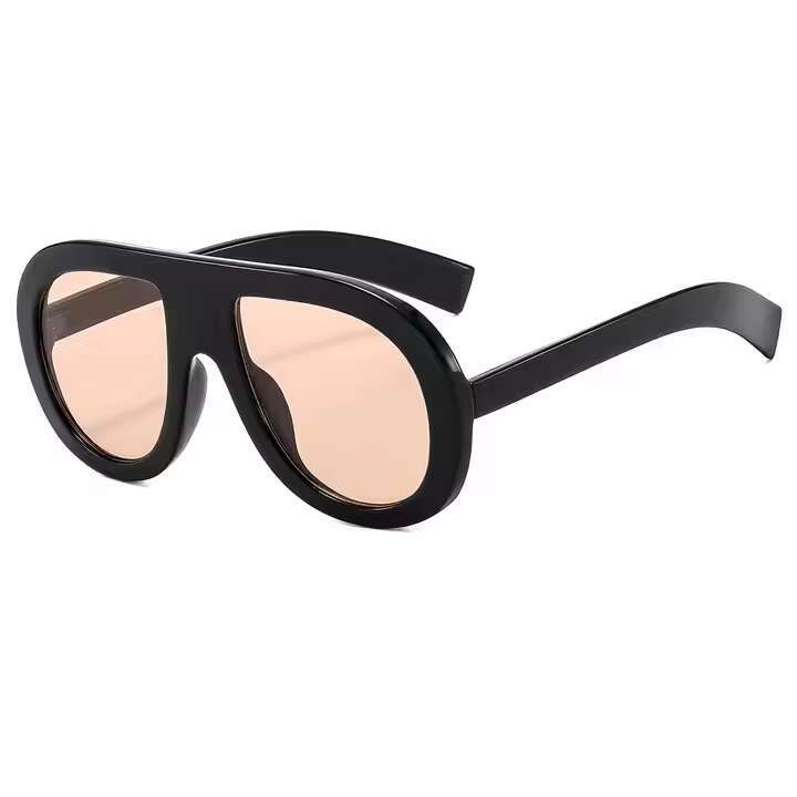 DHcollections New Style INS Large Frame Aviator Sunglasses for Men and Women Unique Fashionable Irregular Shape
