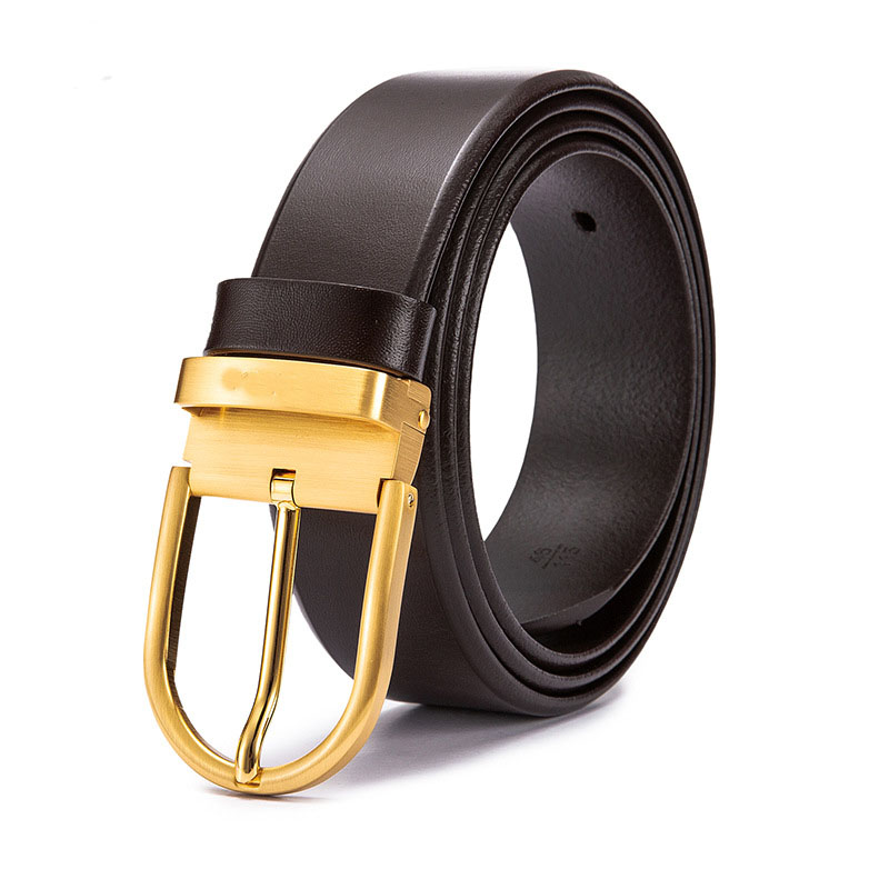 Belts Ciartuar For Men High Quality Genuine Leather Belt Pin Buckle Luxury Designer Waist Strap Jeans Business Gold BeltBelts Emel22