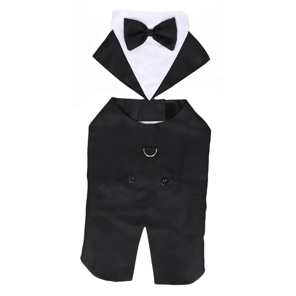 Pet Tuxedo Costume Suit Apparel Formal Wear Dog Elegant Costumes Outfits Dogs Wedding 250609