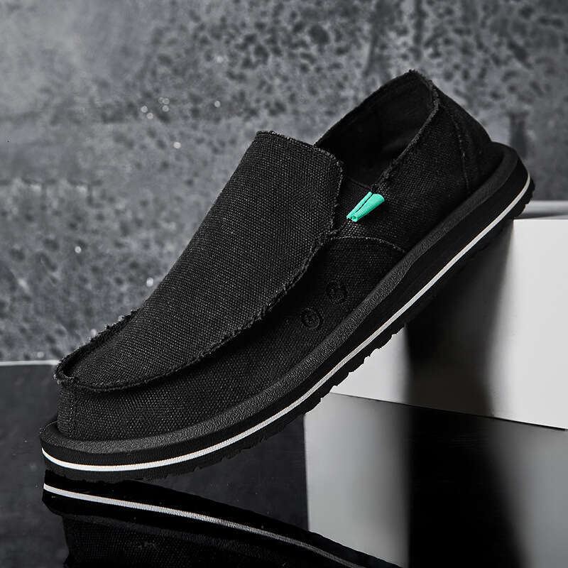 Plus Size New Summer Men's Casual Slip-On Lazy Lightweight Large Sole Pull-On Fisherman Shoes for Men