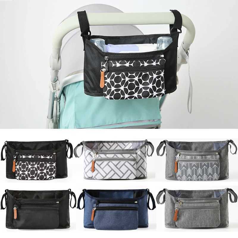 Baby Stroller Bag Pram Organizer Accessories Stroller Cup Holder Cover Trolley Organizer Pouch Travel Accessories Baby Care Bag y250609SCBH