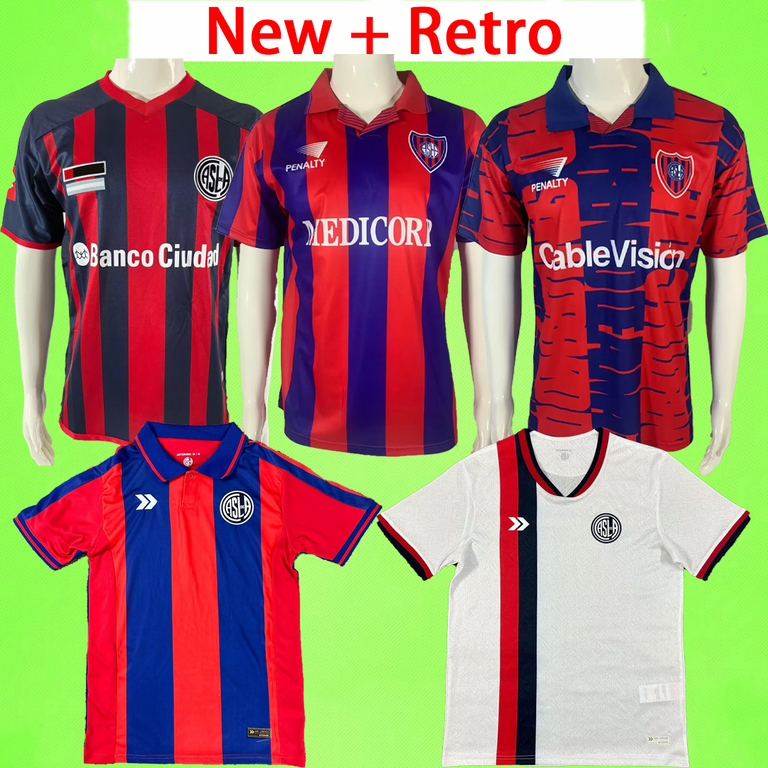 New + Retro 25 26 27 San Lorenzo soccer jerseys shorts 94 95 96 13 14 football shirts T 2025 2026 2027 1994 1995 1996 2013 2014 home away