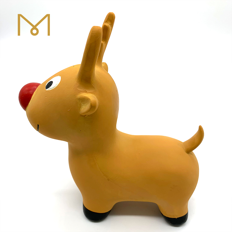 Ruuber Squeaky Chewy Dog Toy Christmas Themed Safe and Non-Toxic Wholesale Sustainable Squeaky Natural Latex Pet Puppy Toys 2pcs/Pack