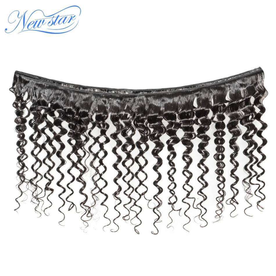 New Star 11A Deep Wave Brazilian Virgin Human 3 Bundles Raw Extension Cuticle Aligned Unprocessed Thick Hair Waving