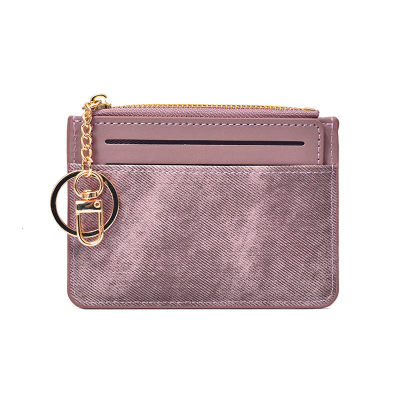 Free Shipping 2025 New Women's Card Holder High-end Short Style Student Designer Bag Wallet Ins Zipper Purse Lightweight And Compact Key Chain