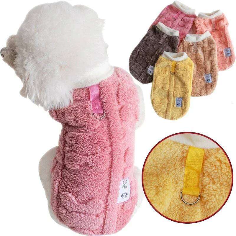 Soft Fleece Dog Winter Warm Puppy Kitten Pullover Pet Clothes Small Chihuahua Bulldog Apparel Sweater for Dogs