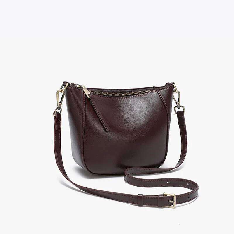 Designer Bags 2025 Women Cowhide Genuine Leather Crossbody Lady Trendy Retro Square Phone Purse Ladies Designer Bags Female Shoulder Bag Luxury Bag