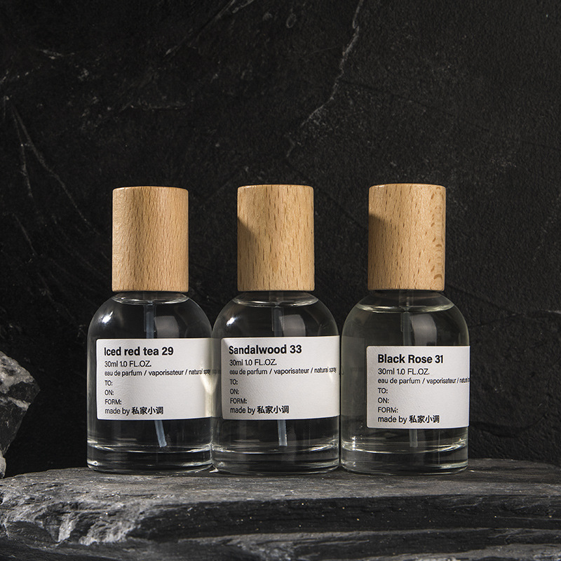 Chic Minimalist Designer Perfumery Collection featuring Soft-Spiced Top Note Composition