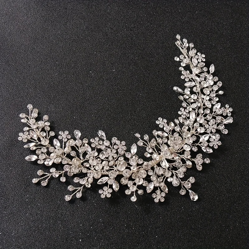 Crystal Headbands Bridal Wedding Headbands Tiaras Hairbands For Women Bride Bridal Wedding Hair Accessories Jewelry Band Gift 250610