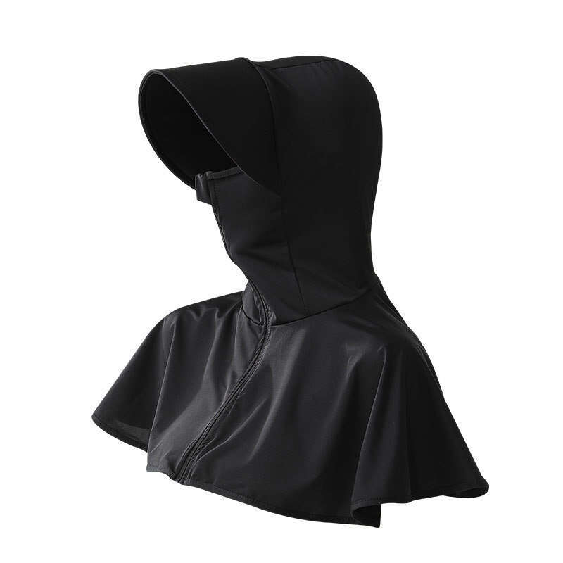 Designer Clothing 2025 Wide Brim Upf50+ Sun Mask Summer Women Ice Silk Face Cover Neck Guard UV Protection Large Shawl Hat Combo