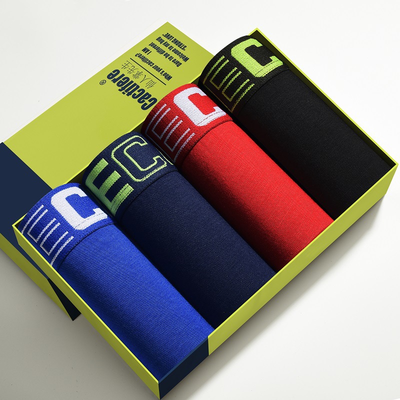 High Quality Upgraded Men's Modal Blend Boxer Shorts - Lightweight-Summer Breathable Plus Size Gift Box Free Shipping