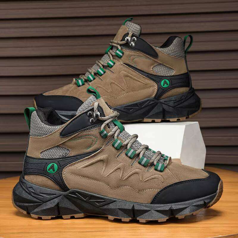 Hot Selling Outdoor Men's Hiking High-quality Fashion High Top Sports Breathable Walking Shoes for Men