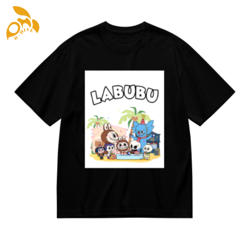 Designer Oversize LABUBU Men's Women's shirt Short Sleeve Round neck Professional Customized tees outdoor breathable printed Free Shipping F
