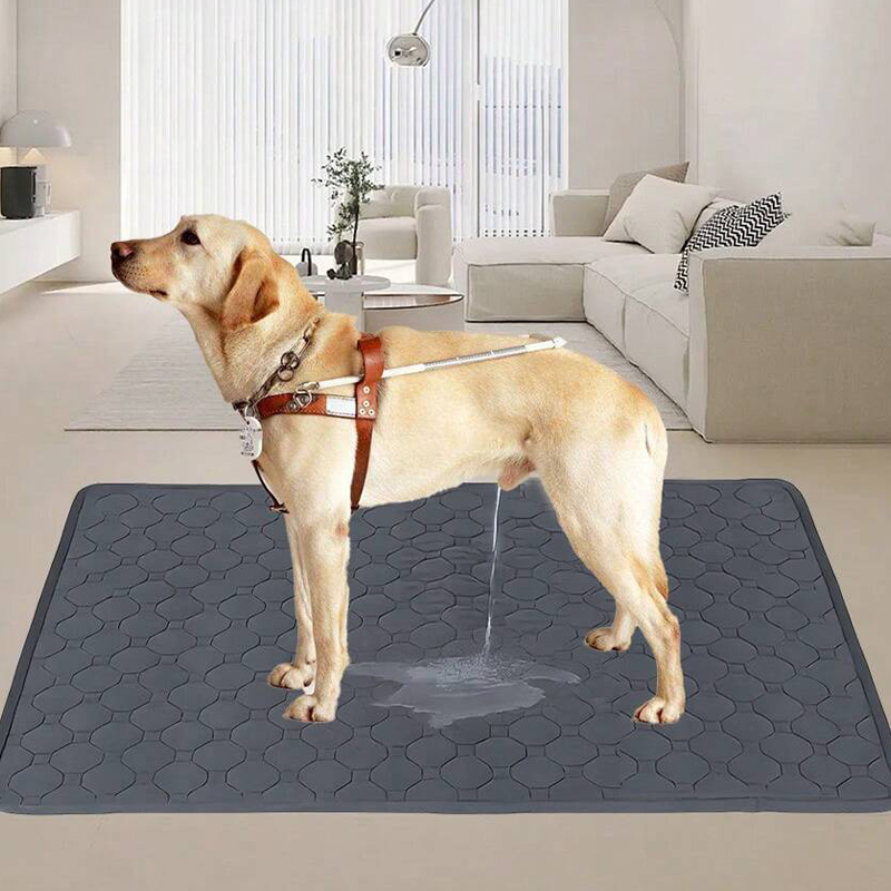 Eco-Friendly Multi-Layered Waterproof Canine Toilet Mat Easy Clean-up Solution for Responsible Owners