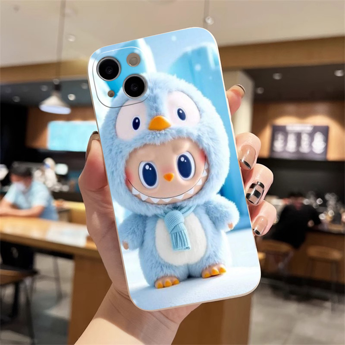 Labubu Cartoon Design Protective Case for Multiple Samsung Models - Durable Phone Cover