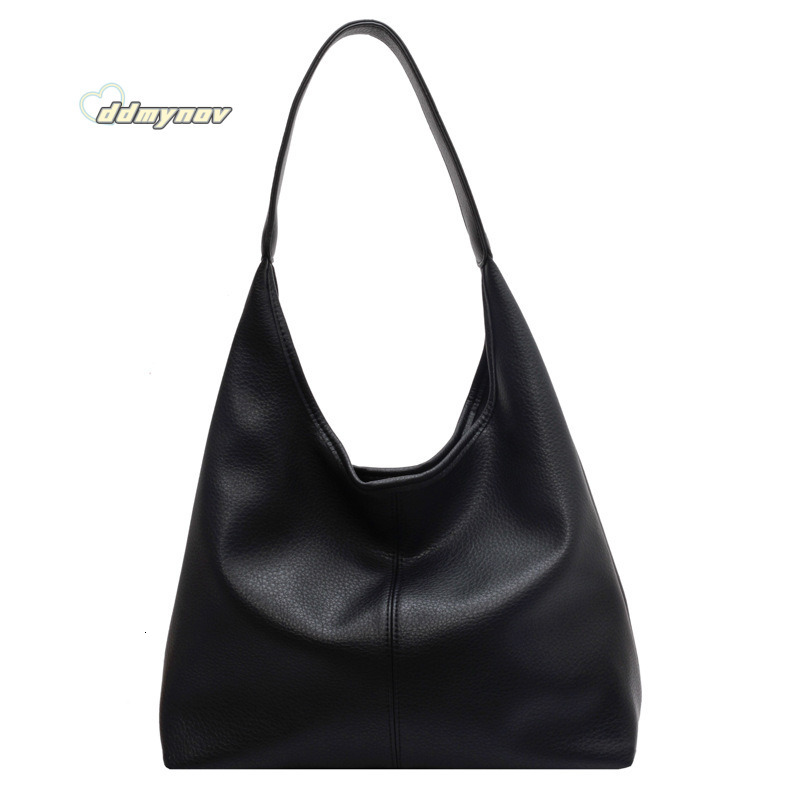 Single Shoulder Tote Large Capacity Stylish Handbag for Women 2025 New Fashion Simple Casual Underarm Bag ddmynov