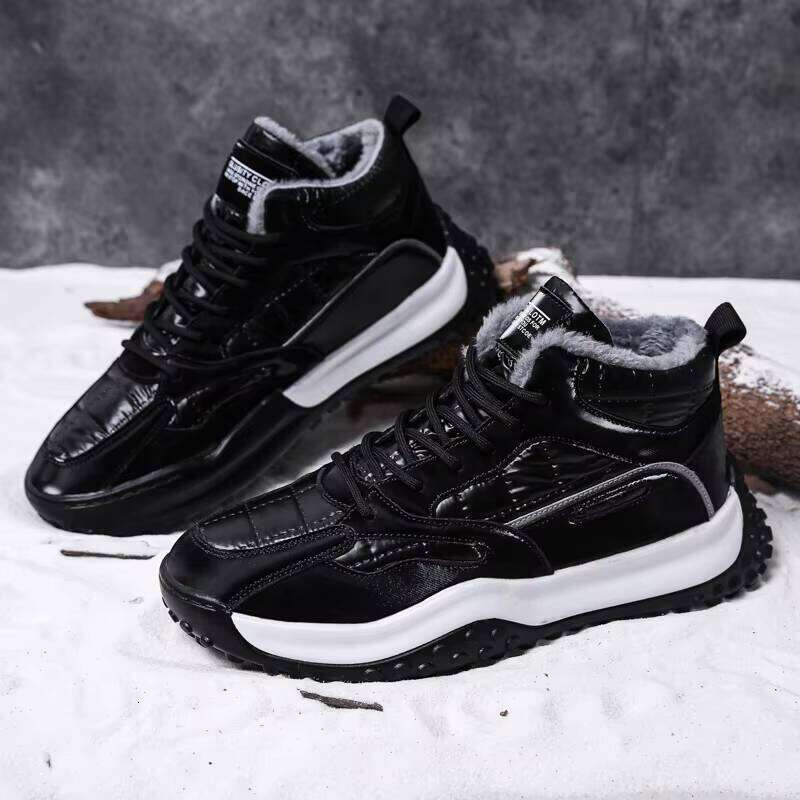 Wholesale Fashion New Men's Trendy Plus Cotton Breathable Sports Running Shoes