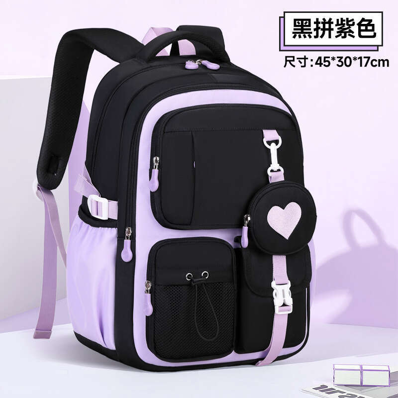 Designer Bag New Large Capacity Double Shoulder Backpack For Middle High School Girls College Students Casual And Ultra Light