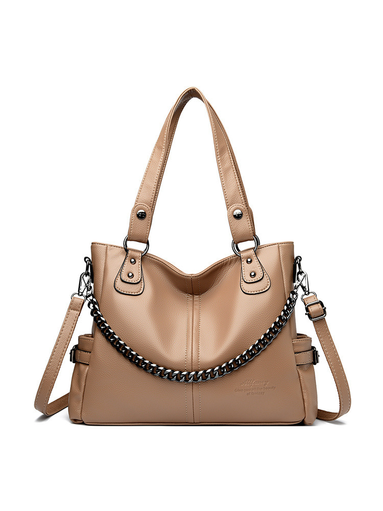 Free Designer Shipping Genuine Leather Bag For Women 2025 New Fashionable Luxury Versatile Tote Bag Large Capacity Underarm Bag Single Shoulder Crossb