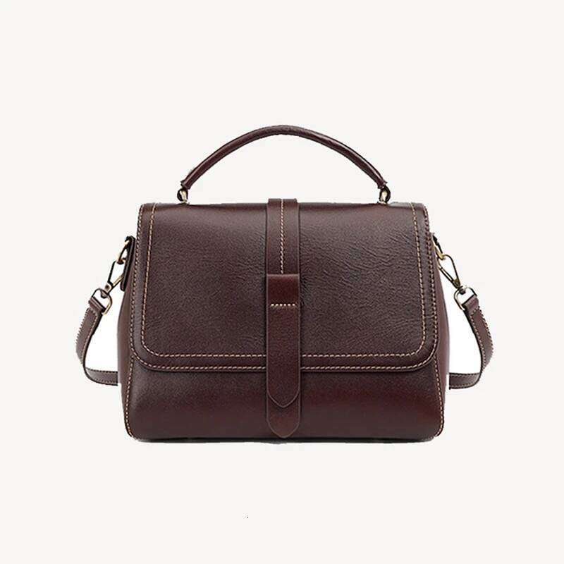 Designer Bag Burminsa Cowhide Genuine Leather Shoulder Bags For Women Trend Designer Wide Strap Crossbody Purses Tote Ladies Handbags