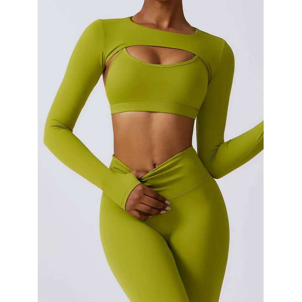 3 Piece Yoga Set Workout Outfits Women Tracksuit Jacket Sport Bra High Waist Leggings Fiess Long Sleeve Gym Zipper Sportswear