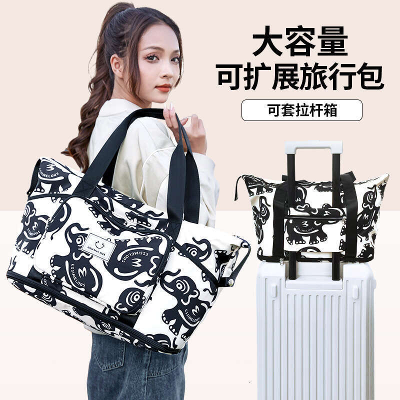 Designer Bag New Expandable Sports Travel Pouch Fitness Yoga Vacation Large Capacity Handbag Packing Bag