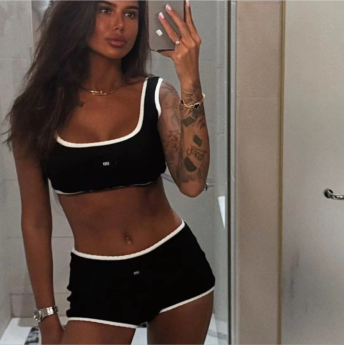 Designer Womens Bikinis Set Bur Sexy Clear Strap Swimsuits two Pieces Ladies Bathing Suit Fashion Beach Clothes Summer Clothings Womens Swimwears