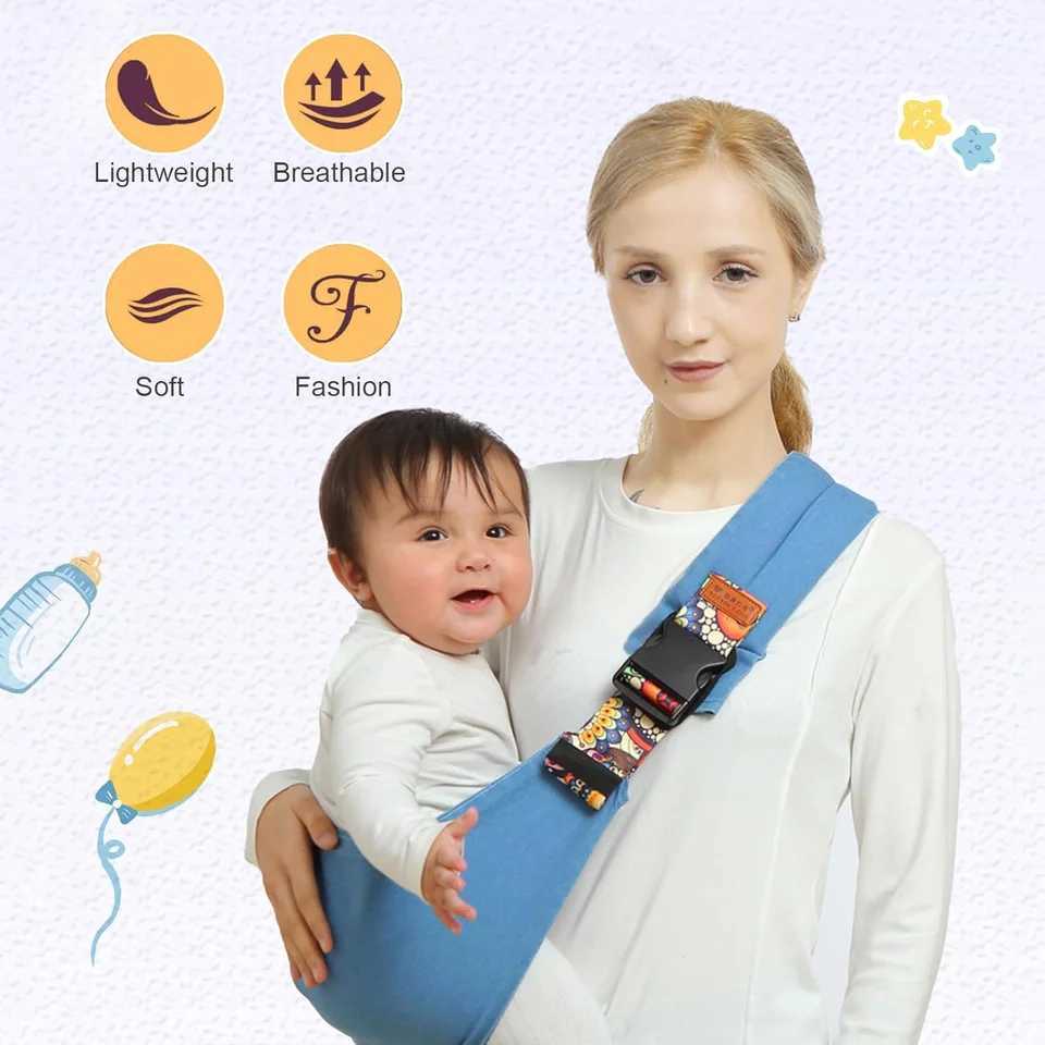 Baby Sling Carrier Baby Carrier Newborn to Toddler Sling Lightweight Baby Carrier Sling with Adjustable Straps Toddler Carrier y250610SQRK
