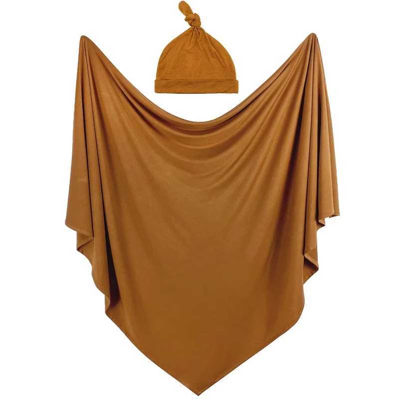 Swaddling Blanket and Hat Set for Newborns Suitable for Covering and Wrapping Baby Blankets for Both Boys and Girls y2506102XD5