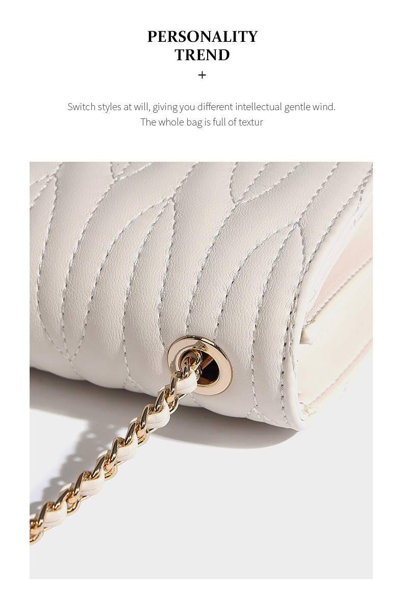 Free Shipping 2025 Summer New Niche Handbag High-end Fashion Quilted Chain Luxury Designer Bags Bag Single Shoulder Crossbody Small Bag