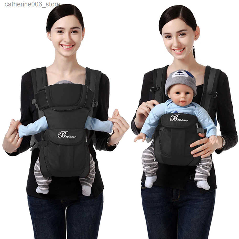 Baby Sling Carrier 4-in-1 Ergonomic Baby Backpack Carrier Easily Adjustable Baby Carrier from Newborn to Toddler y250610DKI9