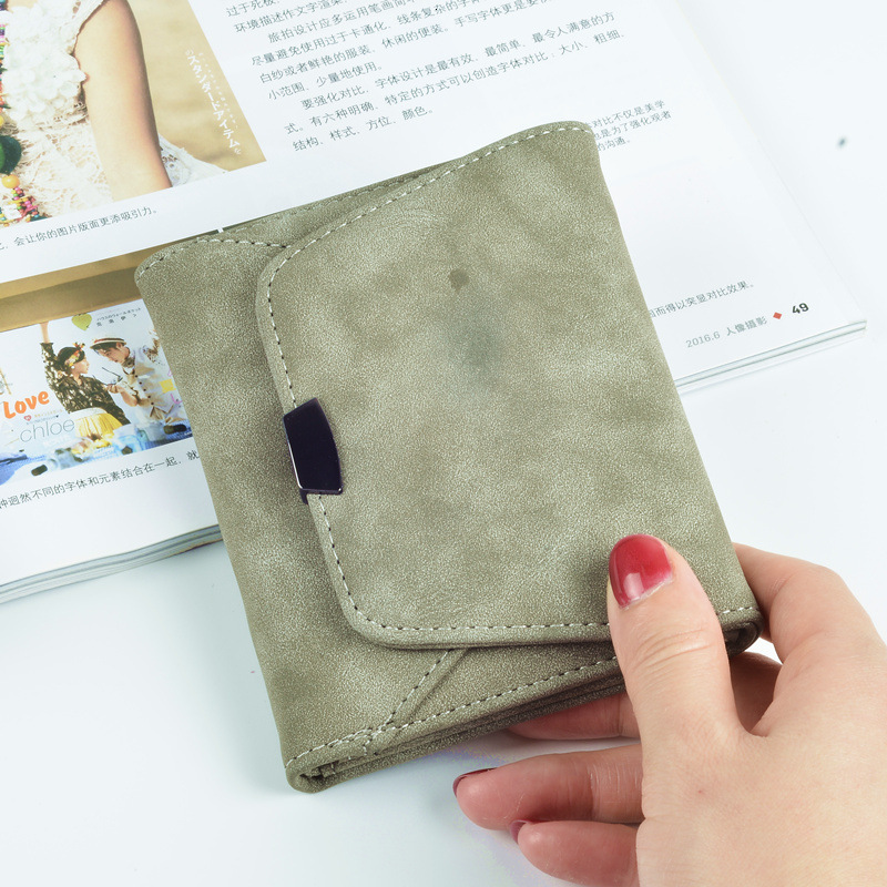 Free Shipping 2025 New Designer Bag Foldable Women's Simple Wallet Retro Fresh Large Capacity Card Bag Exquisite Practical Zero Wallet