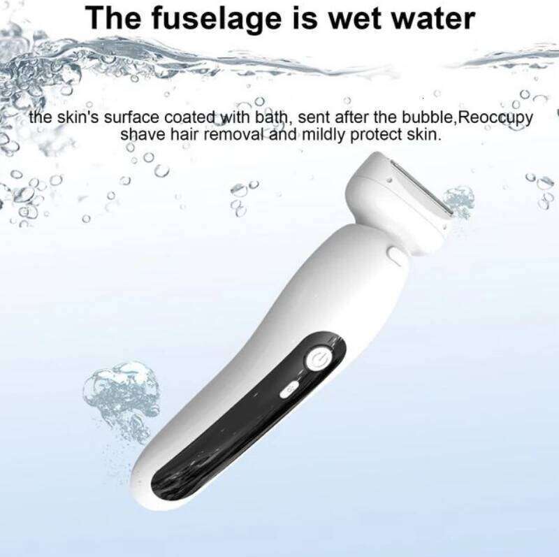 Razor 2-in-1 Trimmer For Women Painless Electric Shaver Removal Hair Face Legs Arms Armpit Bikini Underarm Arm
