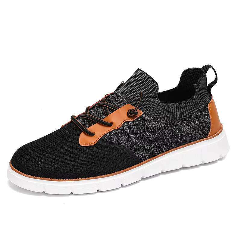 Cross-border Large Size Men's Canvas Breathable Flying Woven Upper Casual Wear-resistant Board Shoes