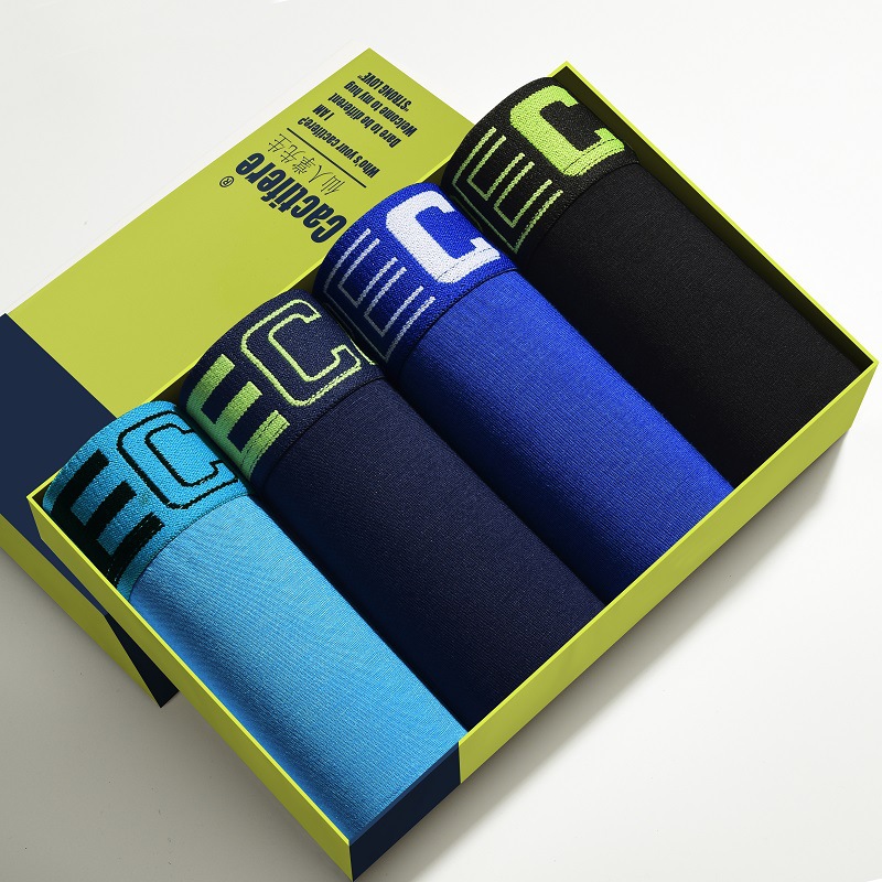 High Quality Upgraded Men's Modal Blend Boxer Shorts - Lightweight-Summer Breathable Plus Size Gift Box Free Shipping