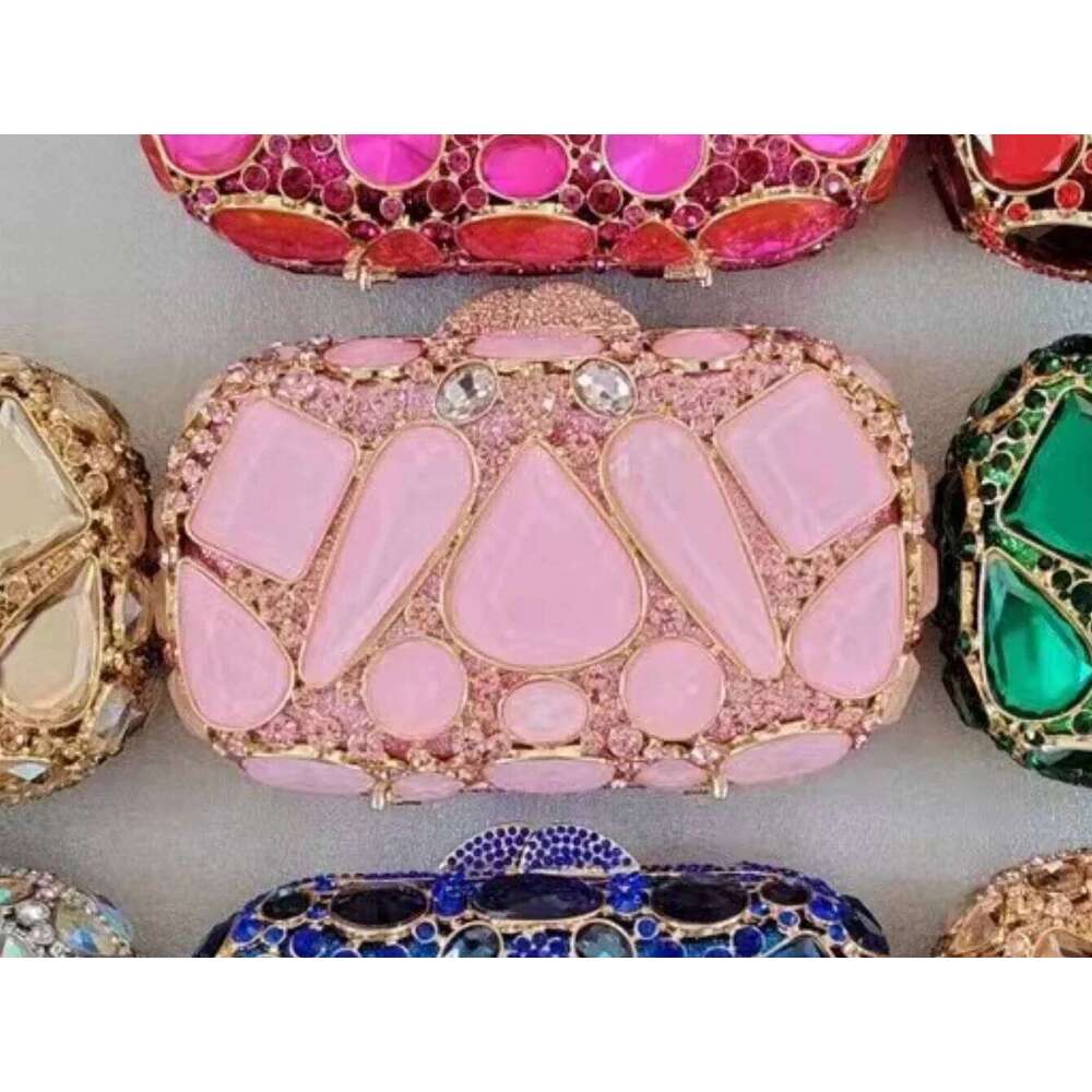 Women Rhinestone Evening Designer Handbags Crystal Banquet Party Bags Fashion Dress Stone Bag Shiny Dinner Clutch
