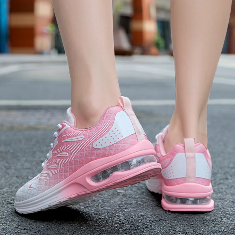 Women Casual Shoes Fashion Sports Shoes Comfortable Breathable Light Air Cushion Anti Slip Wear-Resistant Women Running Footwear 250606